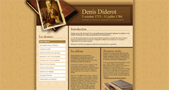 Desktop Screenshot of denis-diderot.com